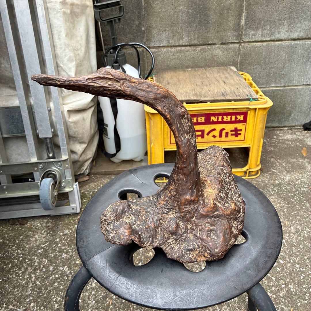 縁起物 ビンテージ木製置物 自然