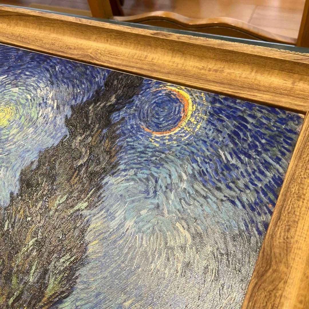 ゴッホ 夜のプロヴァンスの田舎道 糸杉 アルゴグラフ