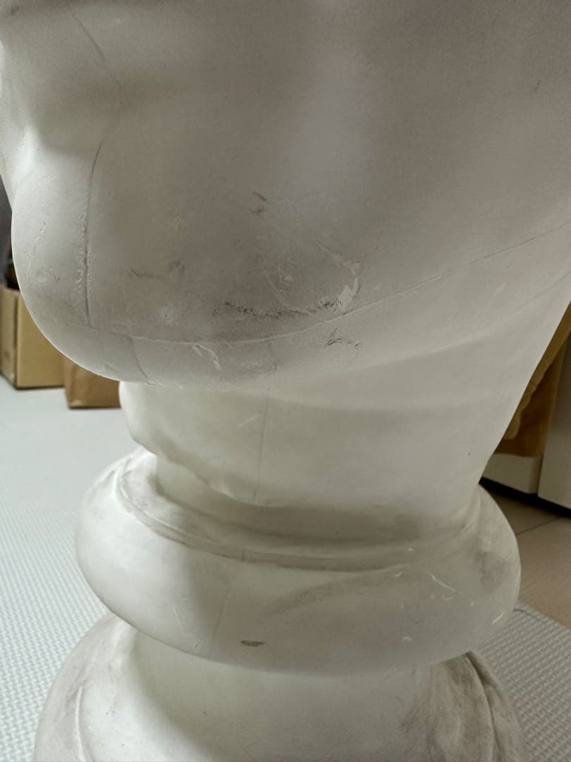 石膏像 ラボルト パルテノン 首像 デッサン用 美術モデル 練習用