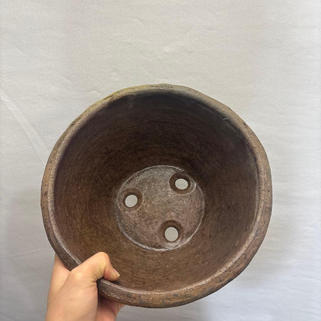 松下凡才 盆栽鉢 南蛮鉢