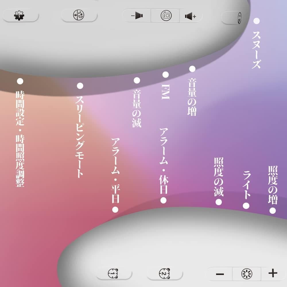 【新品未開封】目覚まし時計 FMラジオ Alexaと連携 日の出シミュレーション