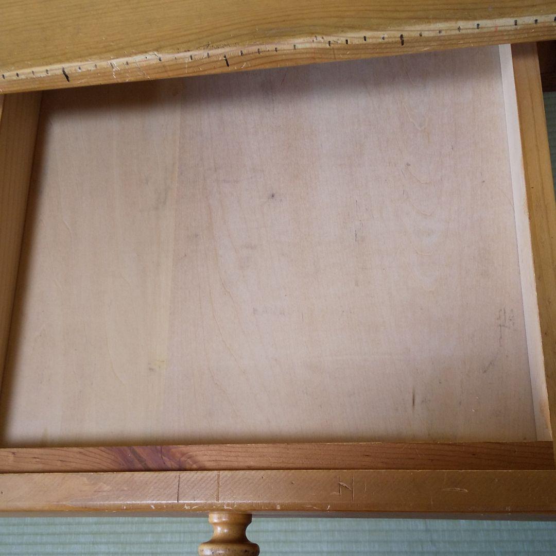 天然木パイン材　学習机