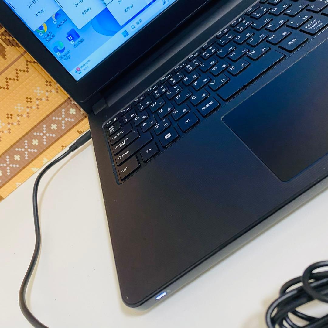 Y141 DellノートパソコンSSDサクサク動くWindows11オフィス付き