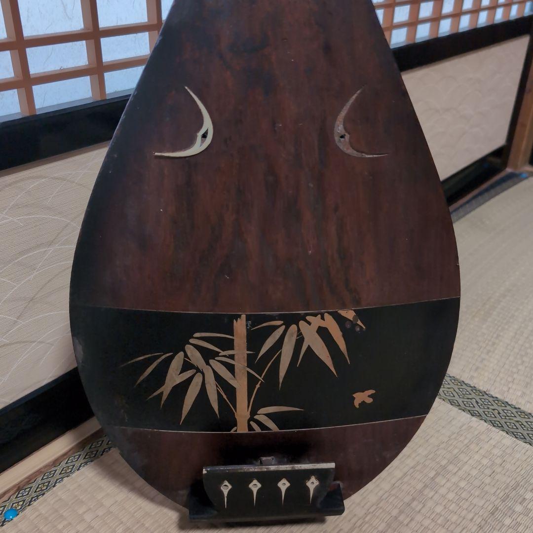 ジャンク品　年代物　琵琶
