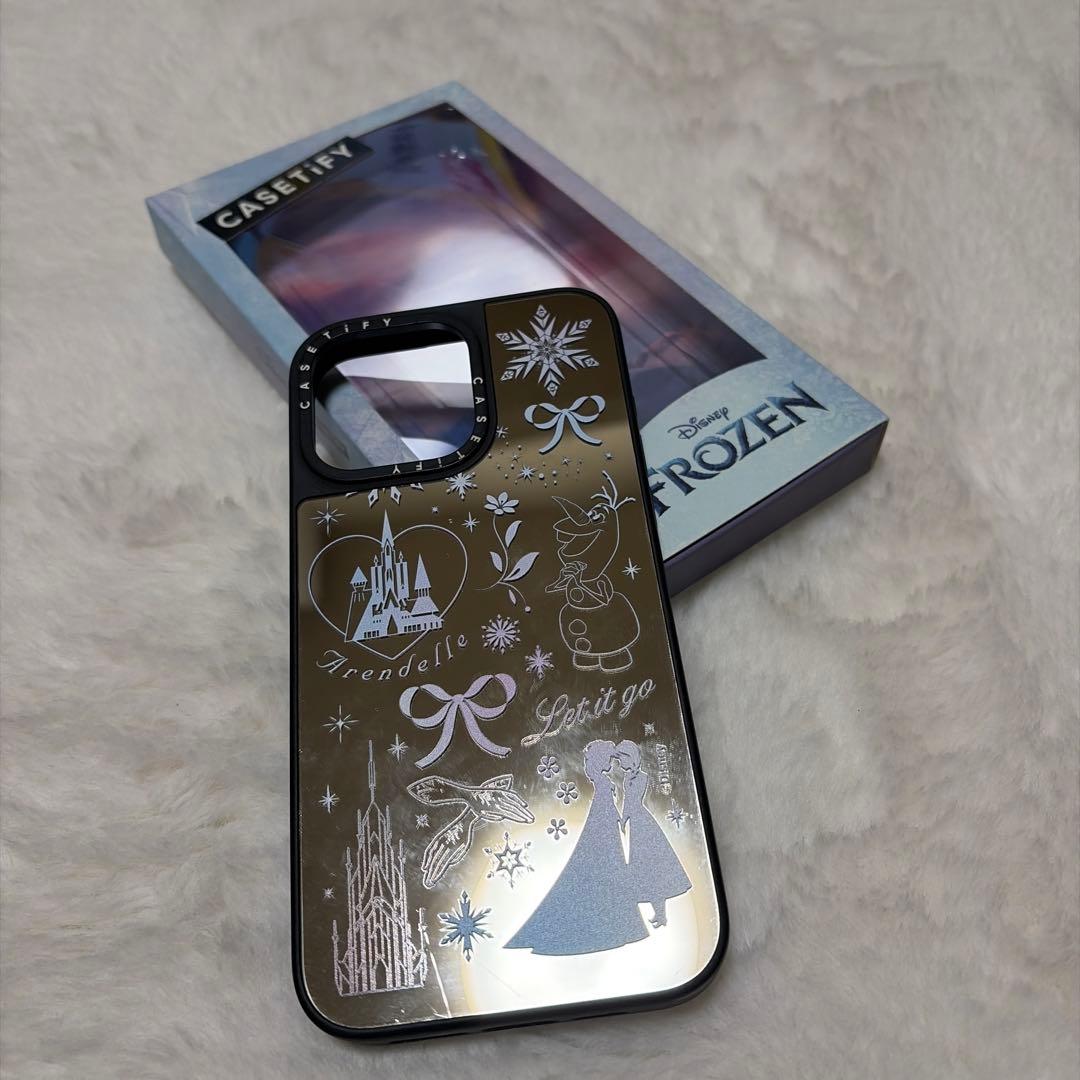 casetify iPhone15promax アナと雪の女王ミラーケース