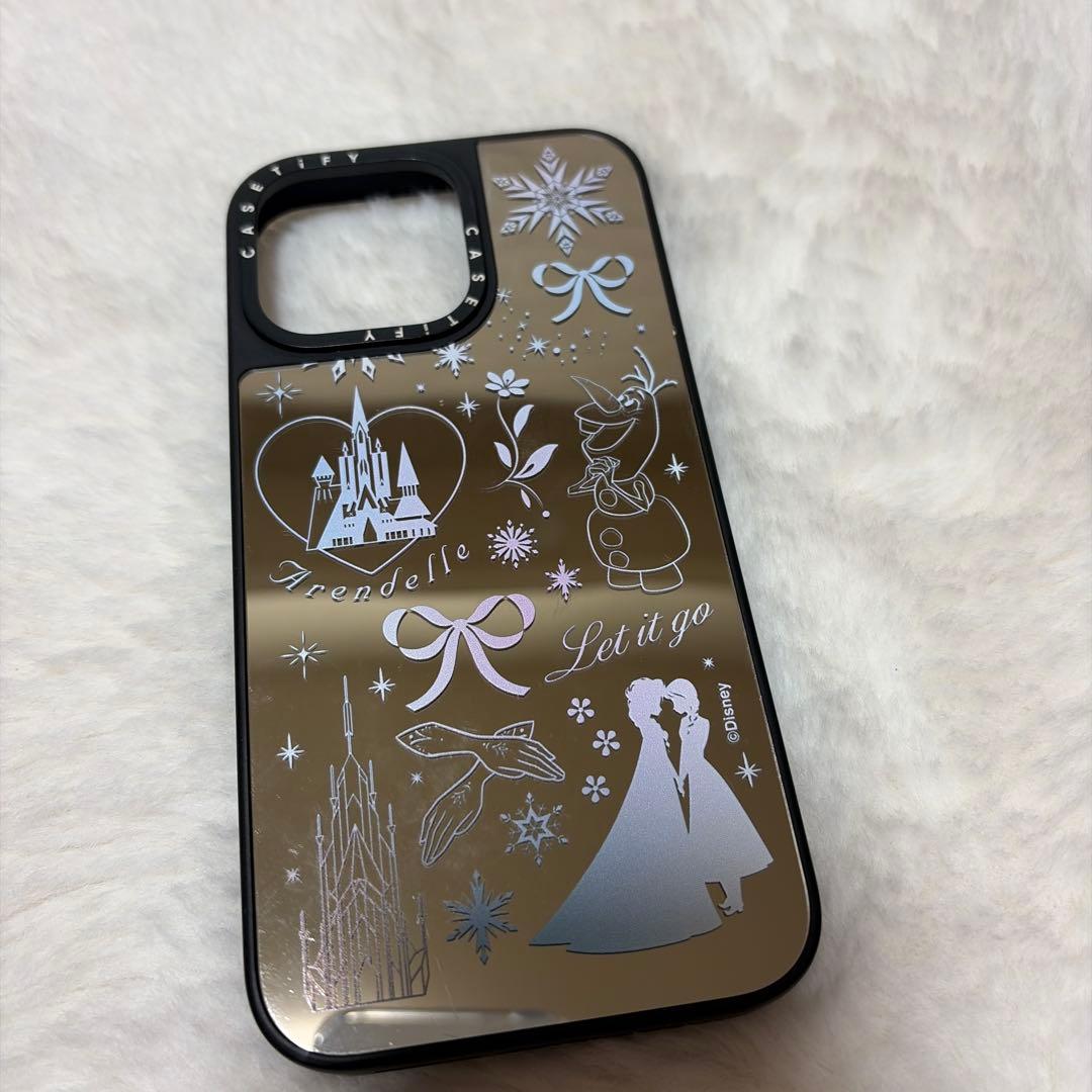 casetify iPhone15promax アナと雪の女王ミラーケース