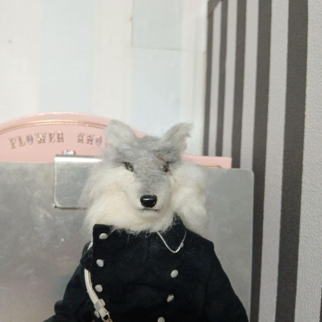 狼 ドール 人形 軍服 サーベル ぬいぐるみ フィギュア オオカミ 獣人