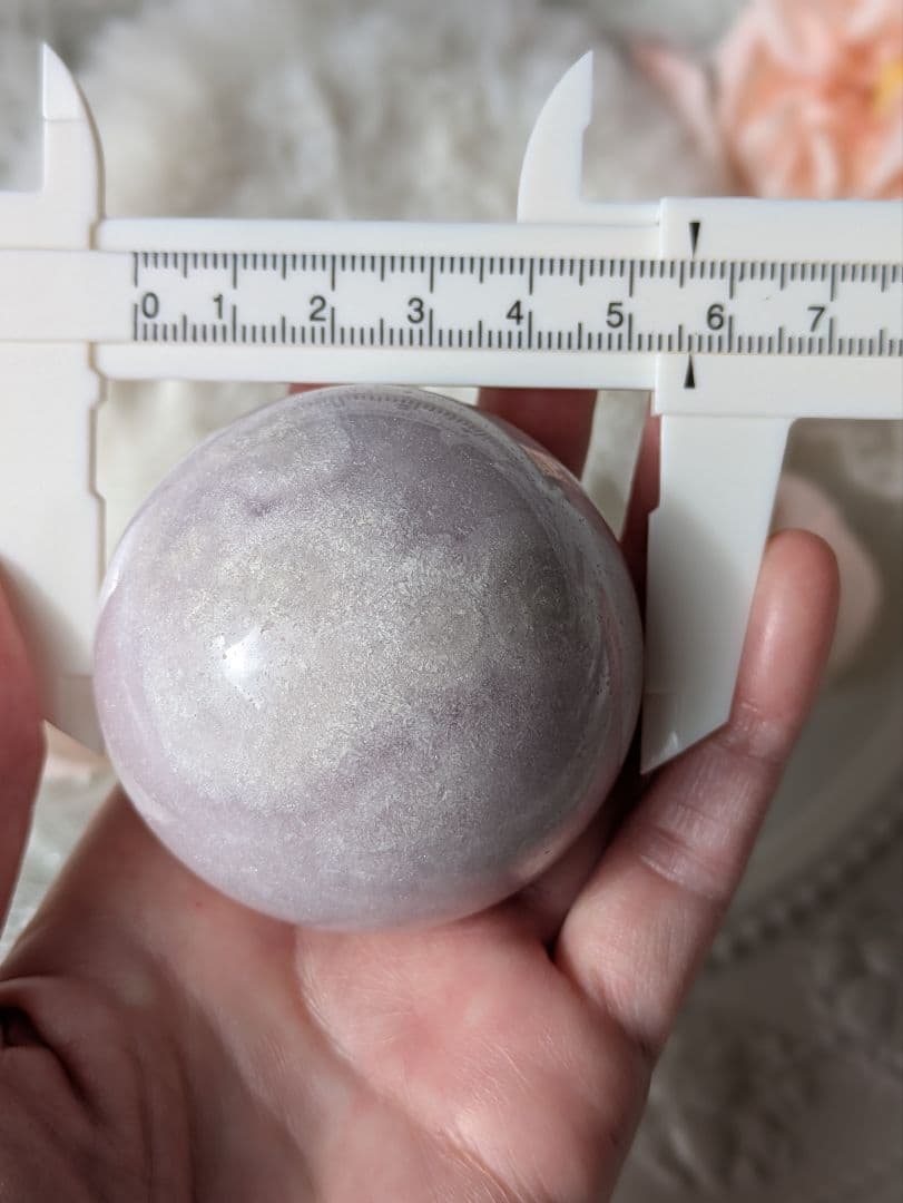 ♡ピンクアメジスト✕シトリン♡　スフィア　レア品　赤