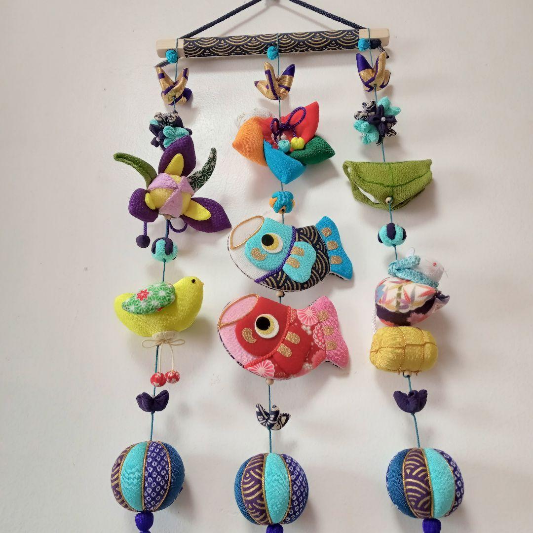 ちりめん細工✿端午の節句⁠の鯉のぼり✿つるし飾り