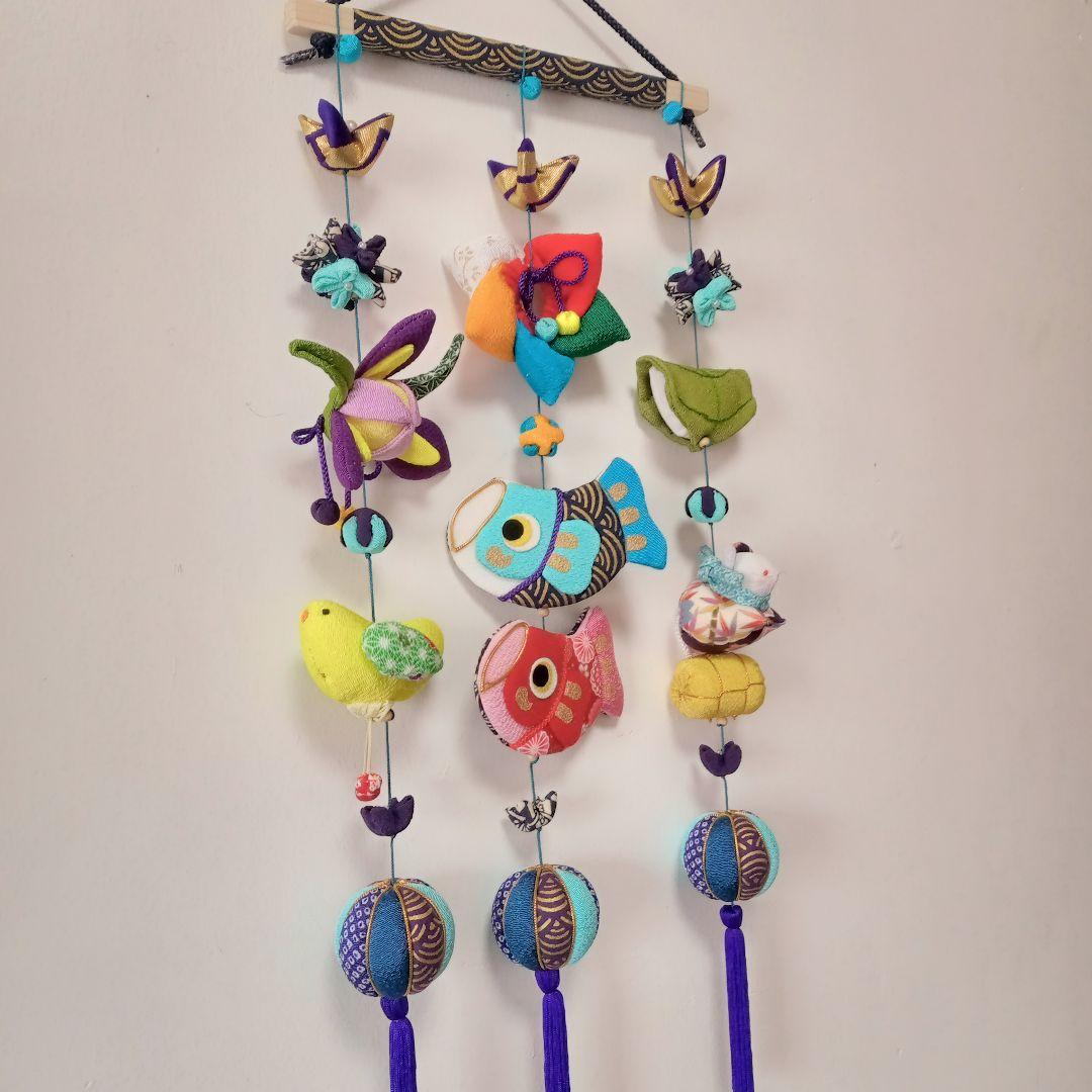 ちりめん細工✿端午の節句⁠の鯉のぼり✿つるし飾り