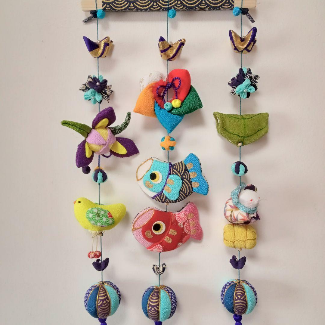 ちりめん細工✿端午の節句⁠の鯉のぼり✿つるし飾り