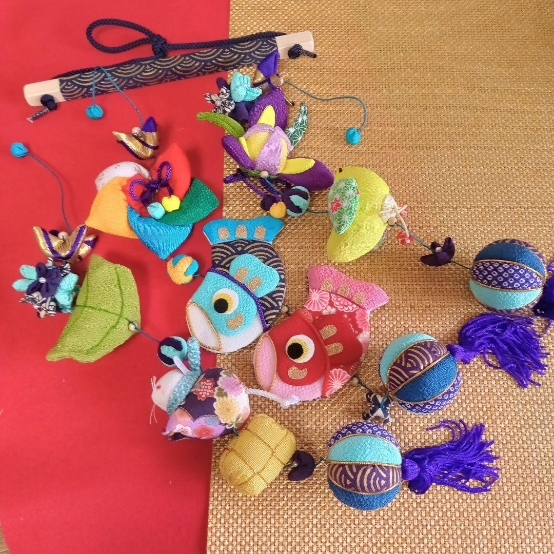 ちりめん細工✿端午の節句⁠の鯉のぼり✿つるし飾り