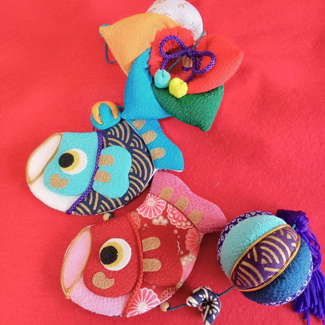 ちりめん細工✿端午の節句⁠の鯉のぼり✿つるし飾り