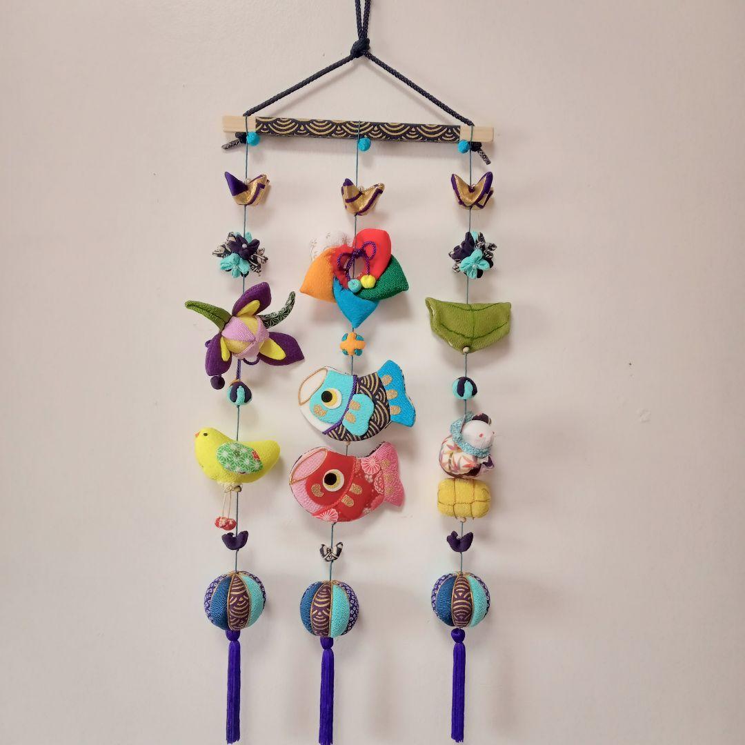 ちりめん細工✿端午の節句⁠の鯉のぼり✿つるし飾り