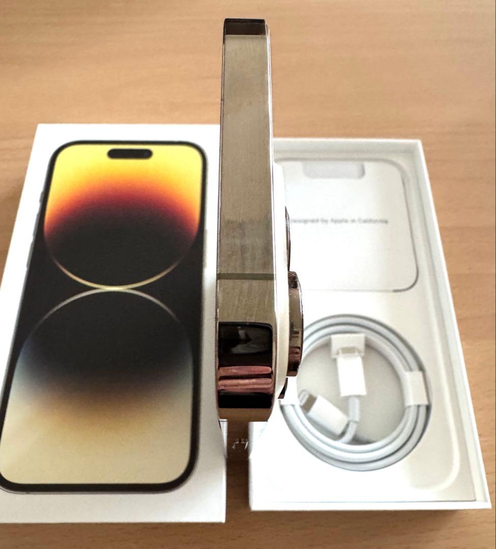 【超美品】Apple iPhone 14 Pro ゴールド 128GB