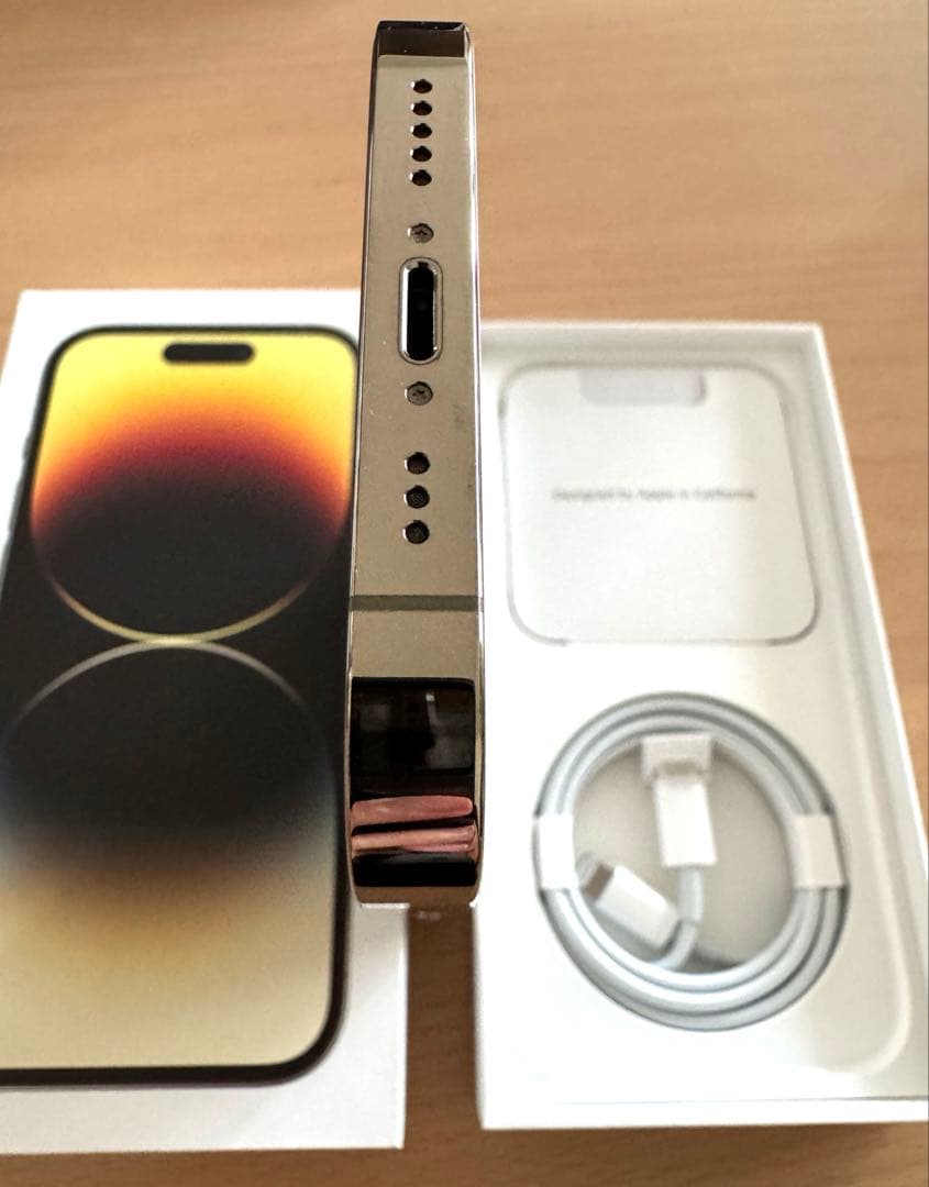 【超美品】Apple iPhone 14 Pro ゴールド 128GB