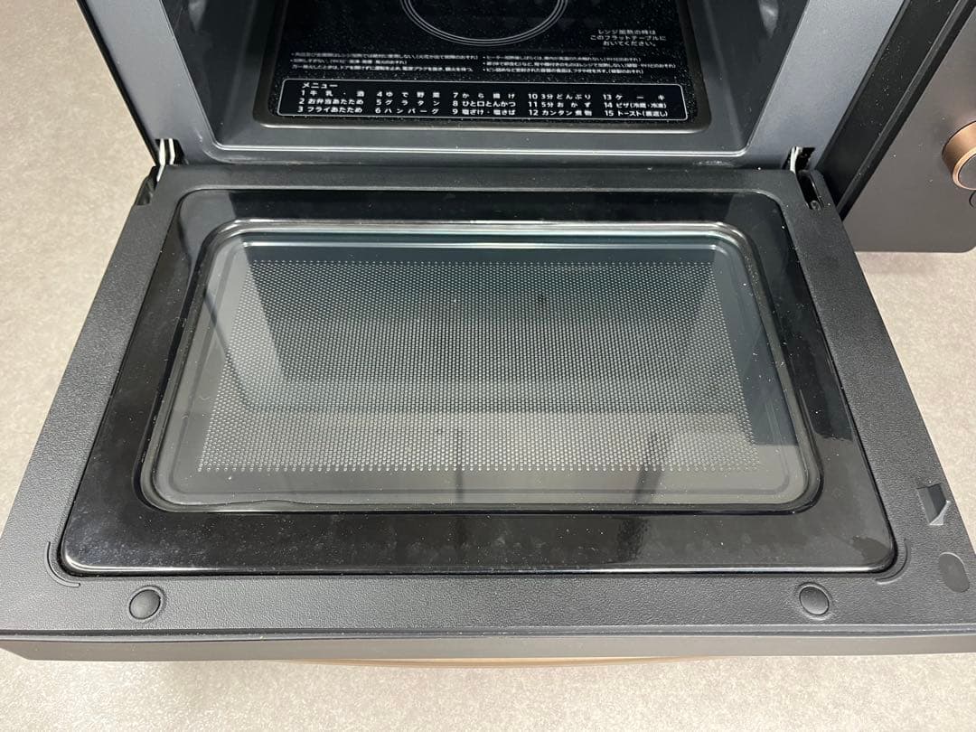 SHARP オーブンレンジ　RE-F18A-B オーブン皿付き　電子レンジ