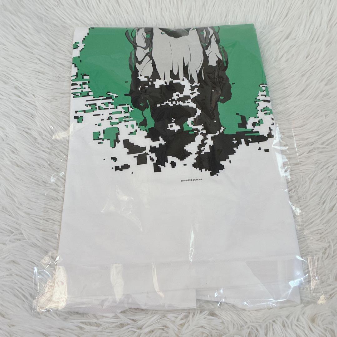 Ｍサイズ　ONE OK ROCK 2026 TMS Tシャツ-A WHITE 白