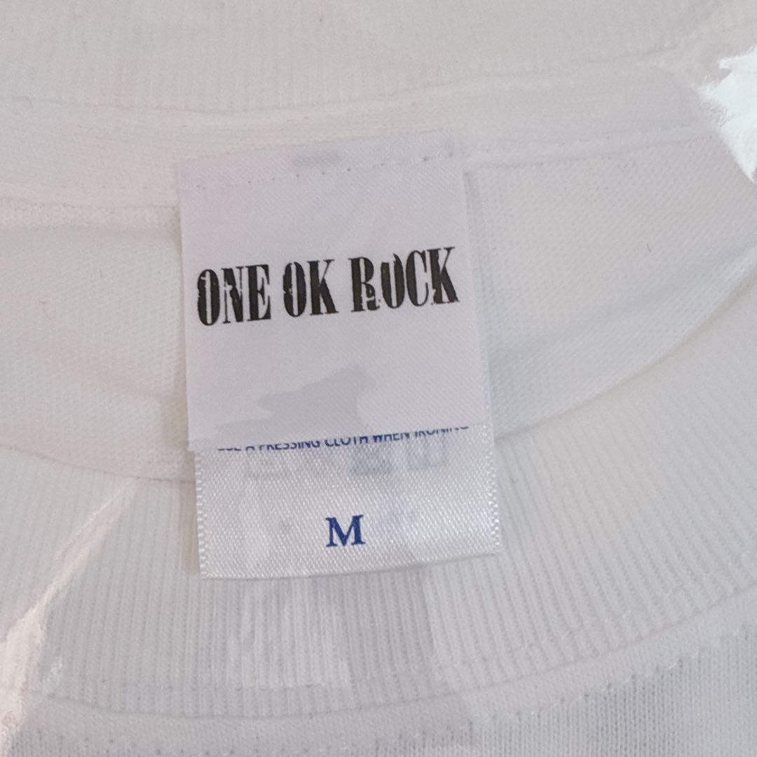 Ｍサイズ　ONE OK ROCK 2026 TMS Tシャツ-A WHITE 白