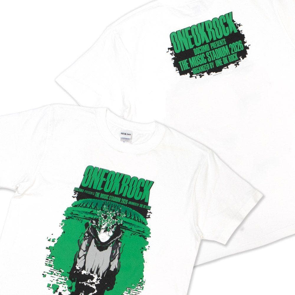 Ｍサイズ　ONE OK ROCK 2026 TMS Tシャツ-A WHITE 白