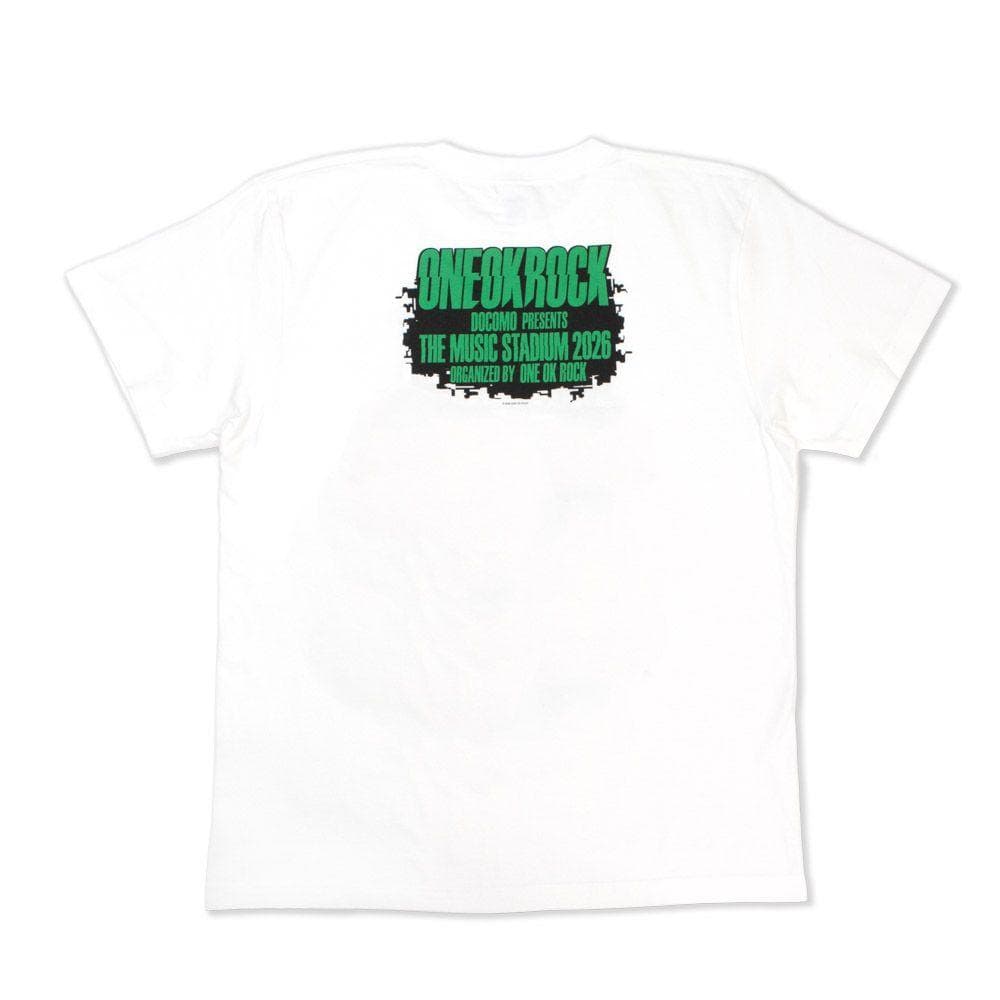 Ｍサイズ　ONE OK ROCK 2026 TMS Tシャツ-A WHITE 白