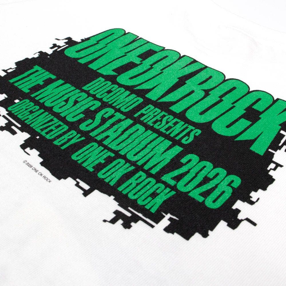 Ｍサイズ　ONE OK ROCK 2026 TMS Tシャツ-A WHITE 白