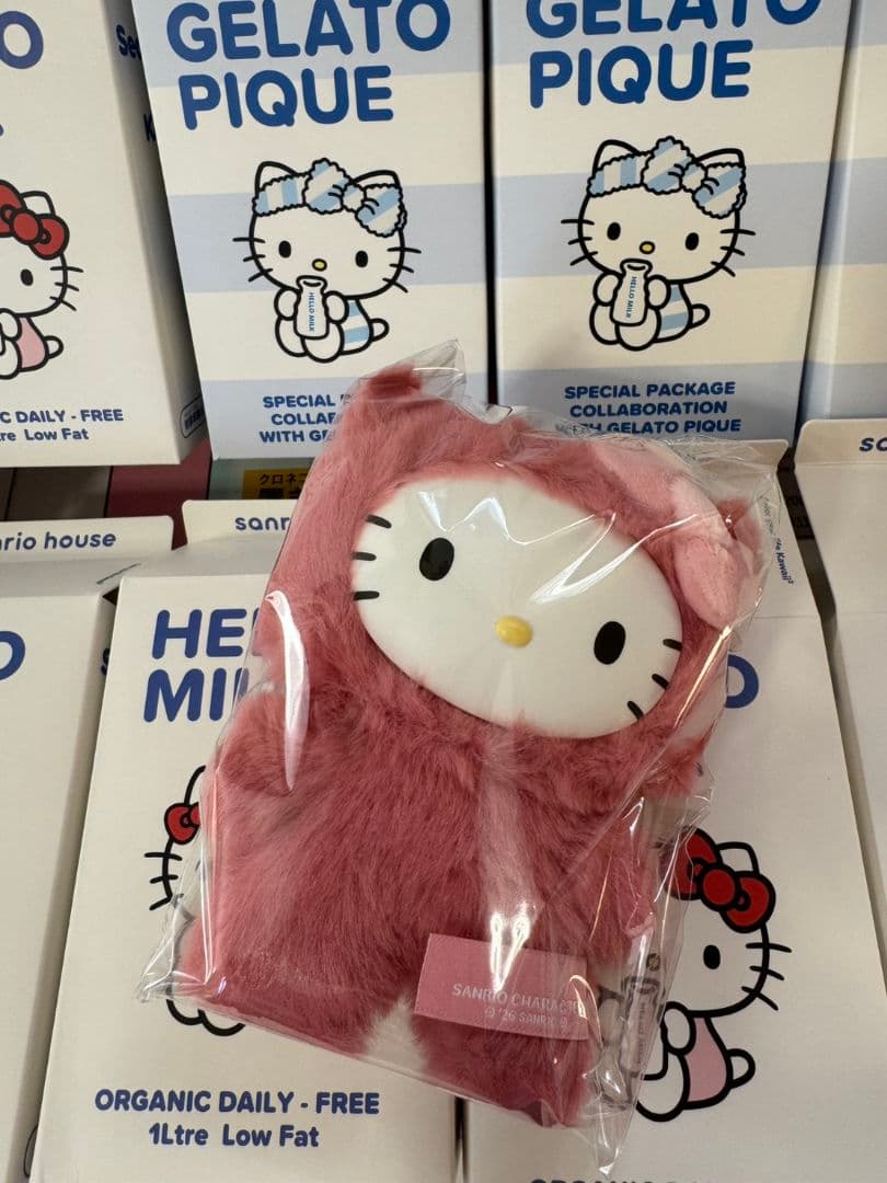 サンリオハウス フラッフィー ハローキティ チャーム チェリー ピンク