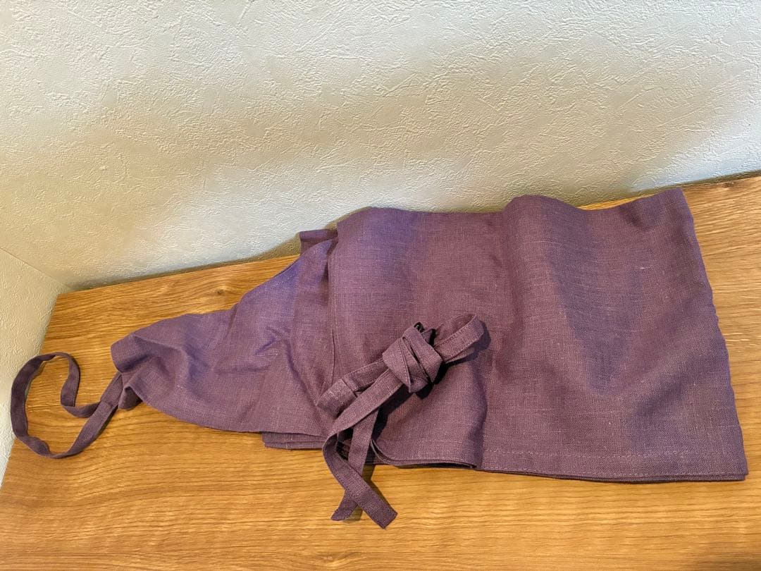 FOG LINEN WORK リネンエプロン パルム（パープル）