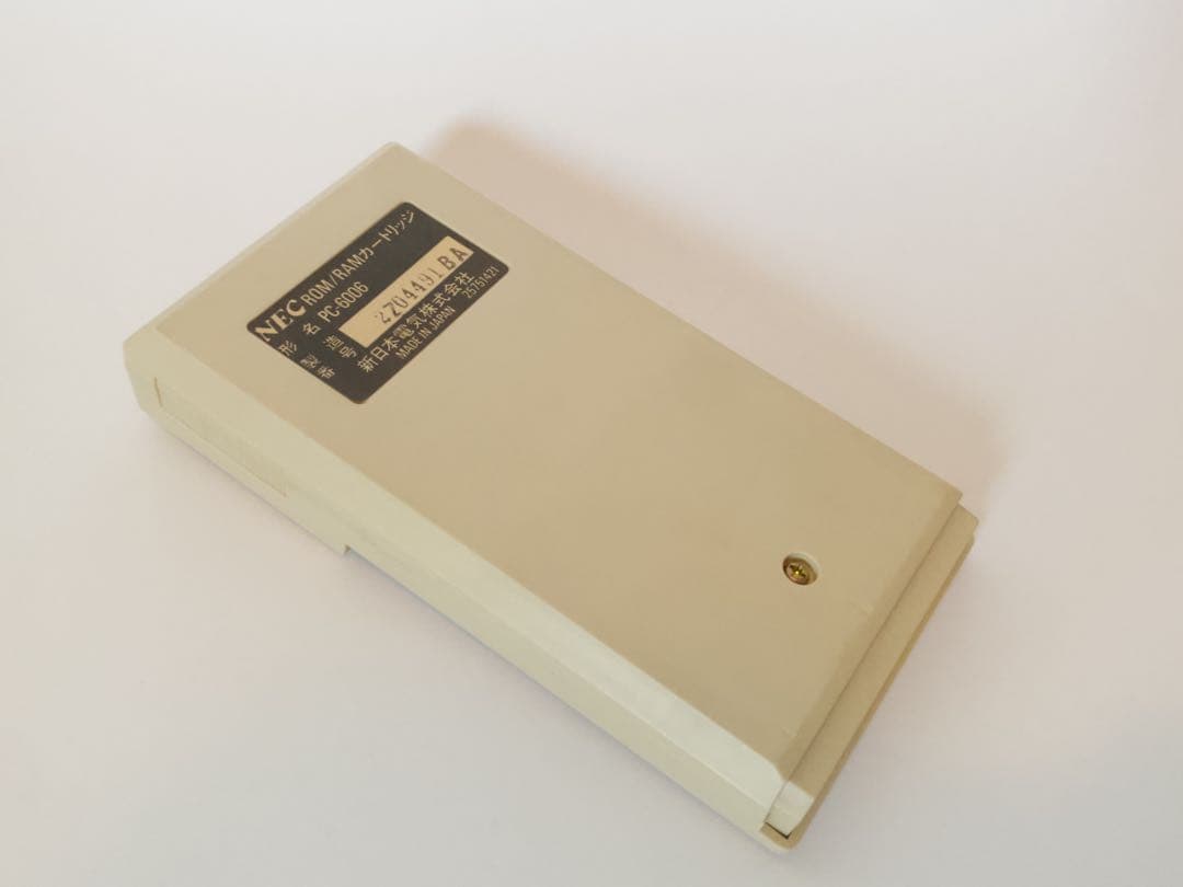 NEC PC-6001 （ROM/RAMカートリッジ、付属品付き）