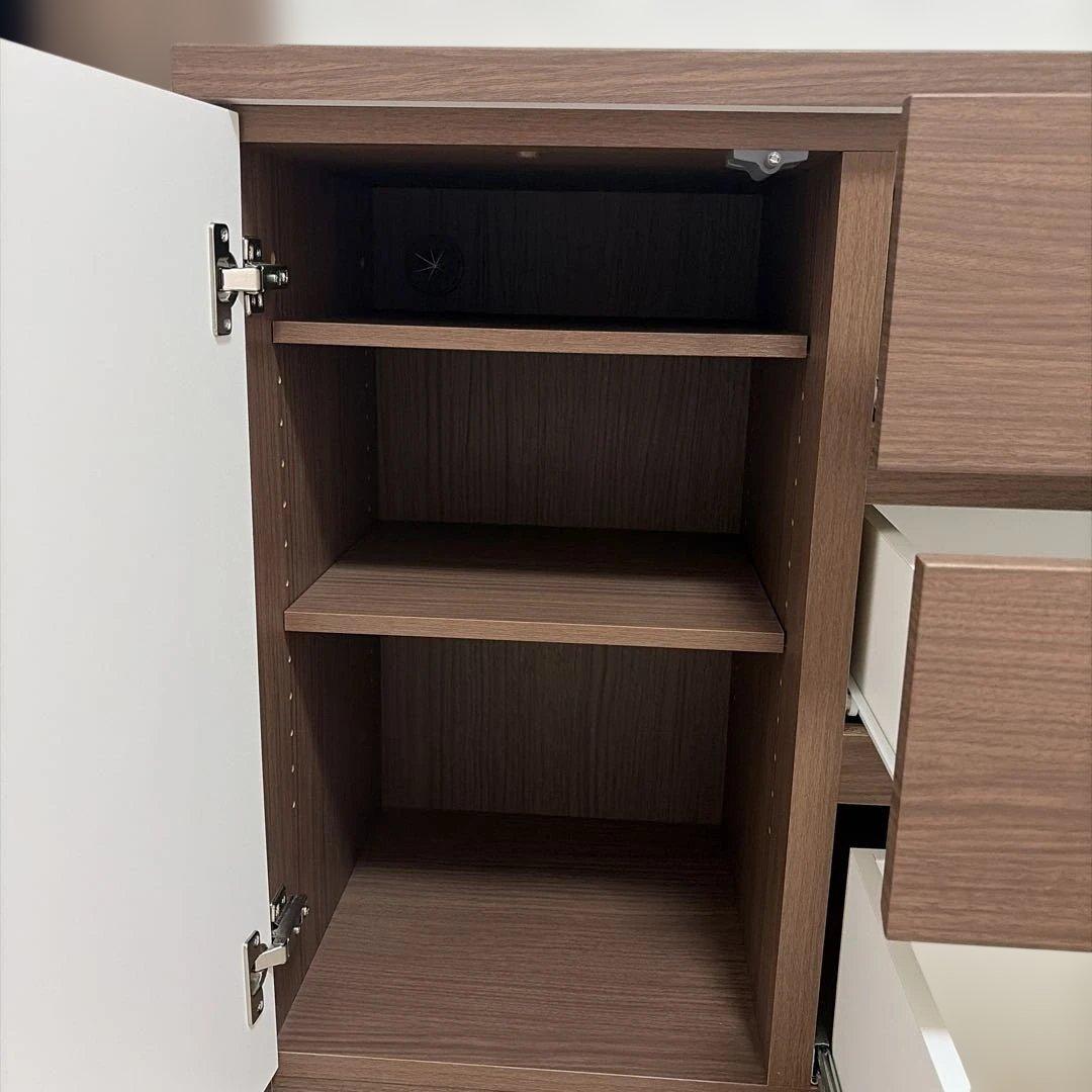 受取専用@目黒区)美品-ブラウン キャビネット・サイドボード