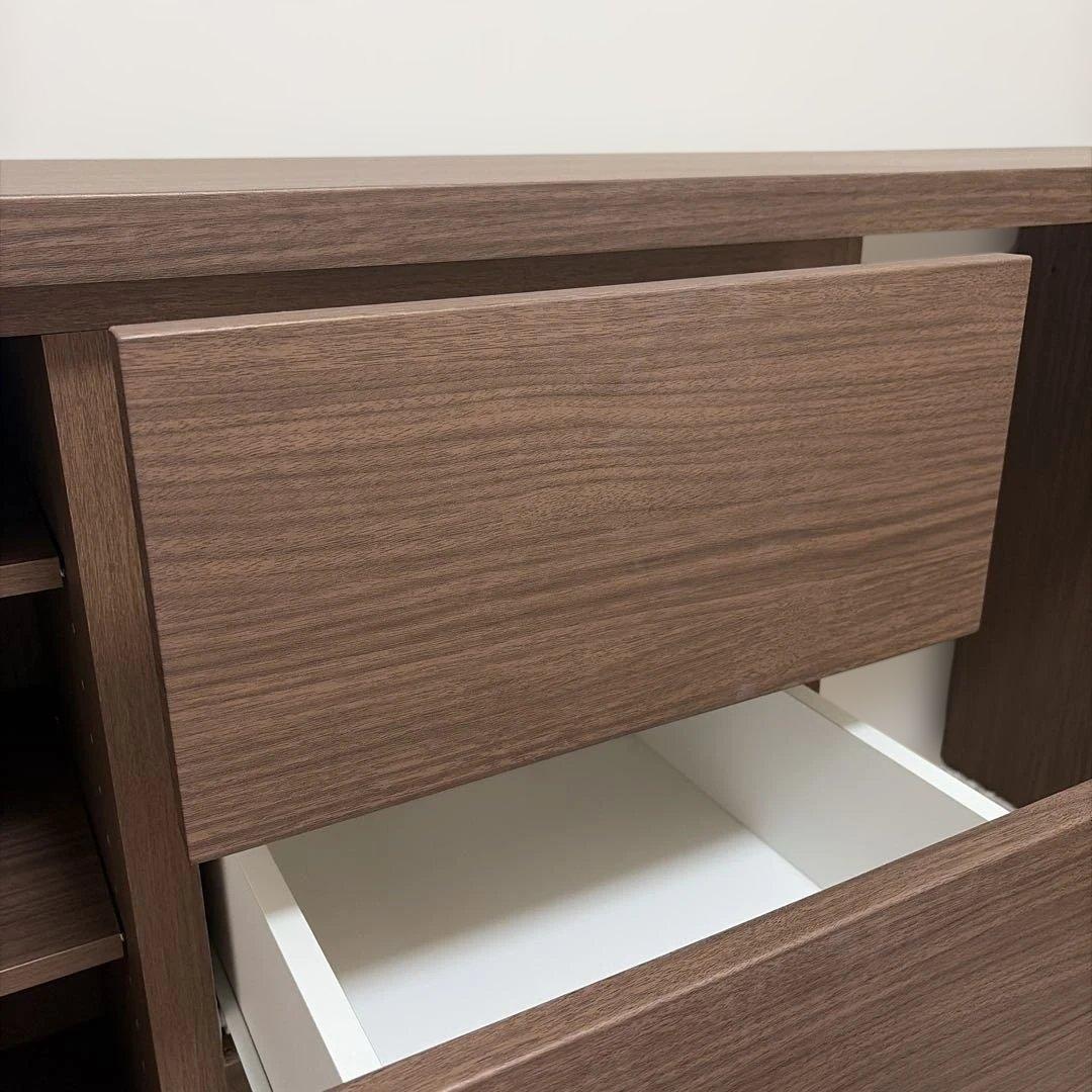 受取専用@目黒区)美品-ブラウン キャビネット・サイドボード