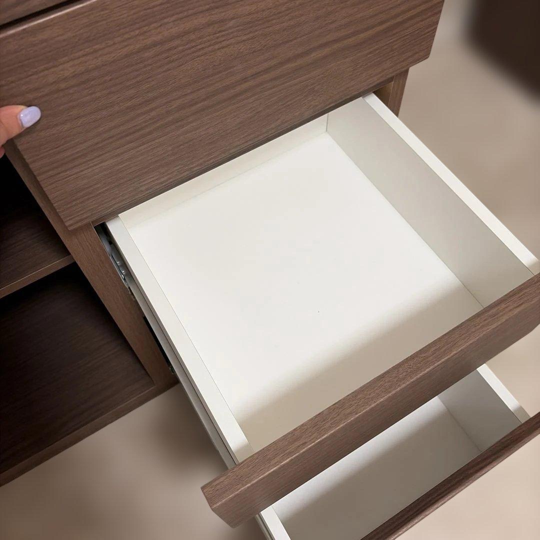 受取専用@目黒区)美品-ブラウン キャビネット・サイドボード