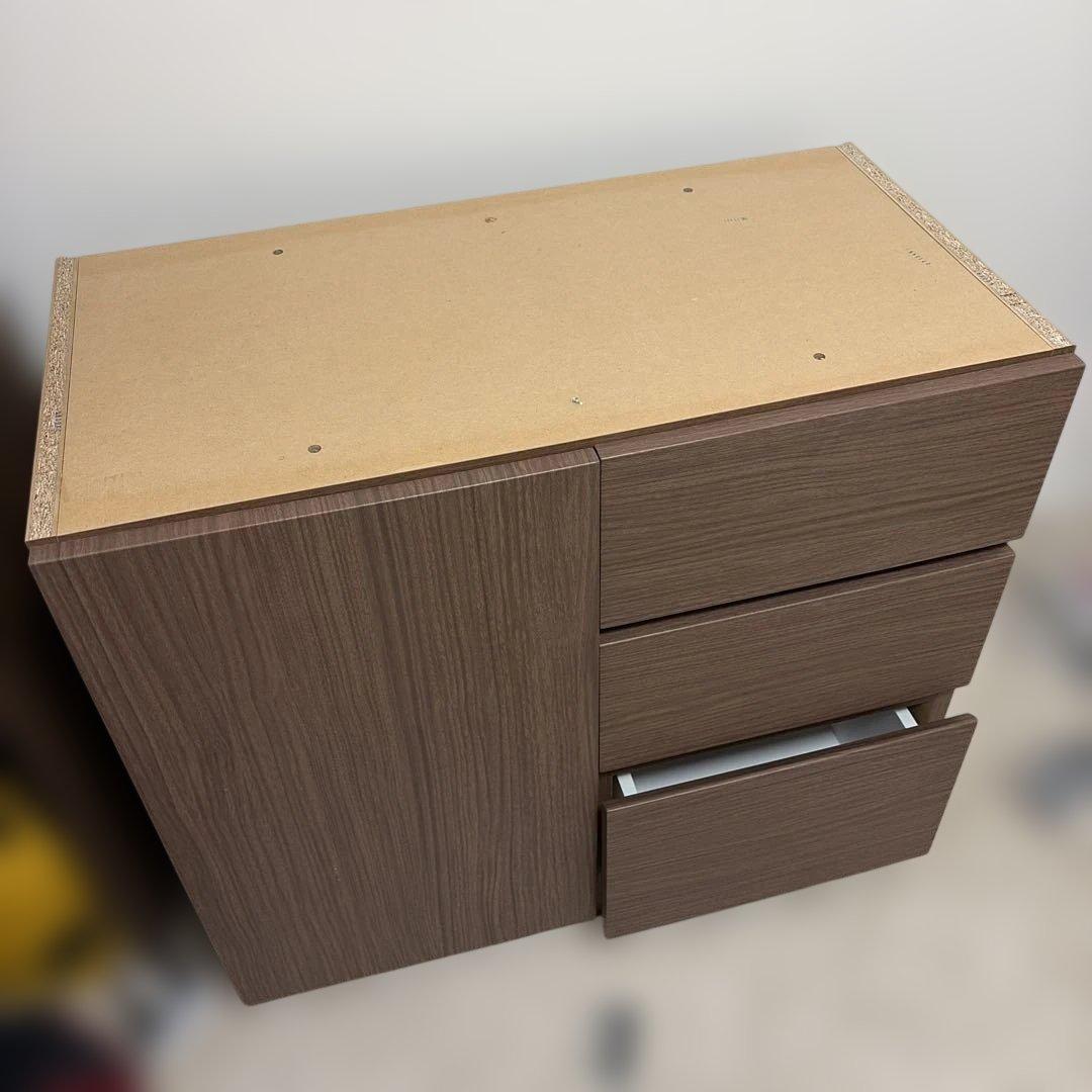 受取専用@目黒区)美品-ブラウン キャビネット・サイドボード