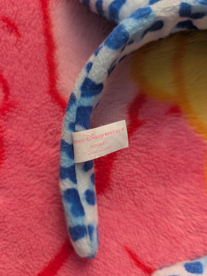 ディズニー　✨️レア✨️　ミニー　水色　ヒョウ柄　リボン　カチューシャ　セット