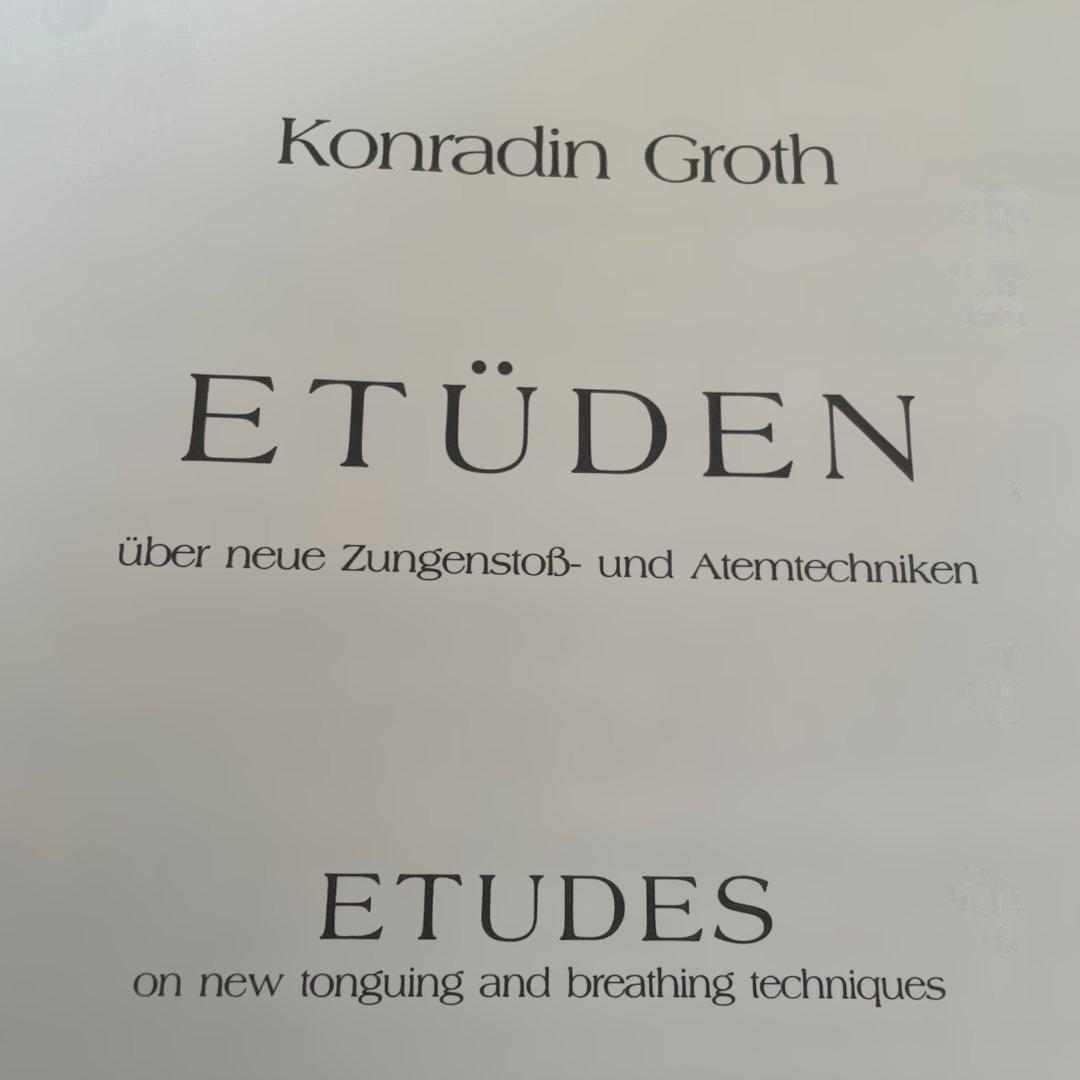 Konradin Groth ETÜDEN トランペット