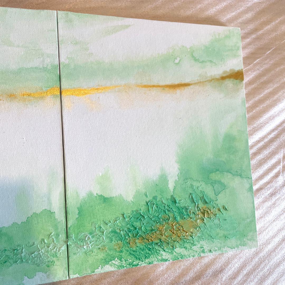 絵画3枚セット　現代アート　ニュアンス　アート　パネル　モダン　インテリア　北欧