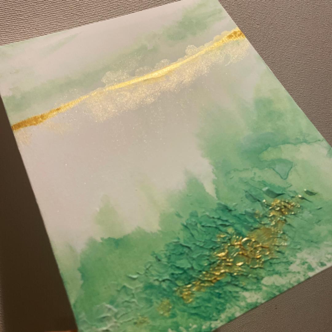 絵画3枚セット　現代アート　ニュアンス　アート　パネル　モダン　インテリア　北欧