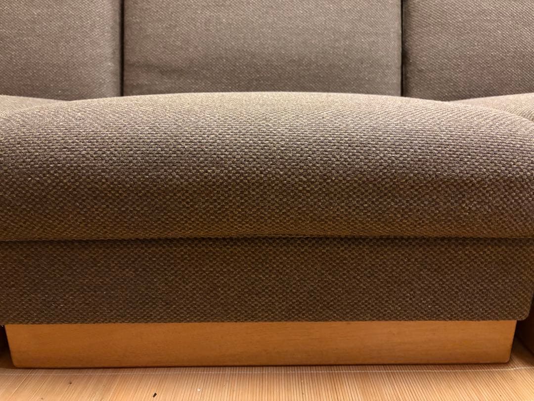 【送料込み】ウールソファ　3人掛け　モリシゲ高級家具