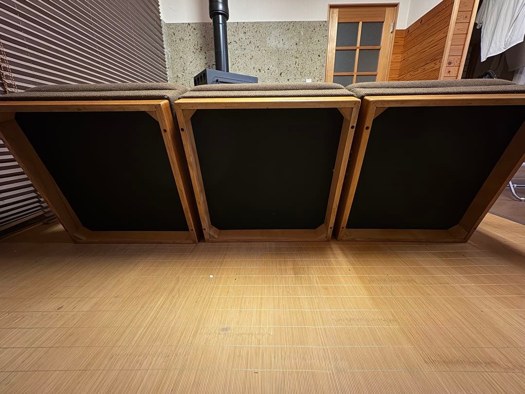 【送料込み】ウールソファ　3人掛け　モリシゲ高級家具