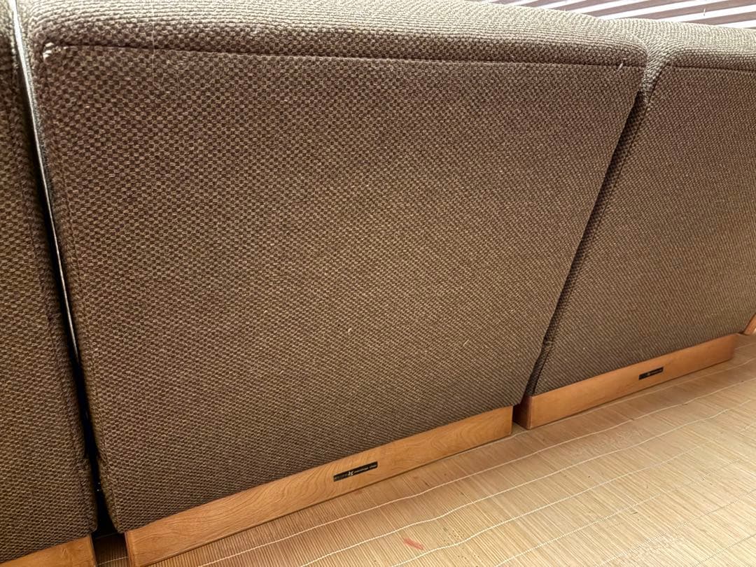 【送料込み】ウールソファ　3人掛け　モリシゲ高級家具