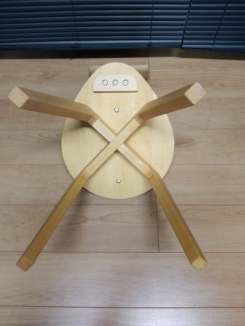 【要コメント】Tishler ティシュラー 無垢材 たまごチェア 4脚セット