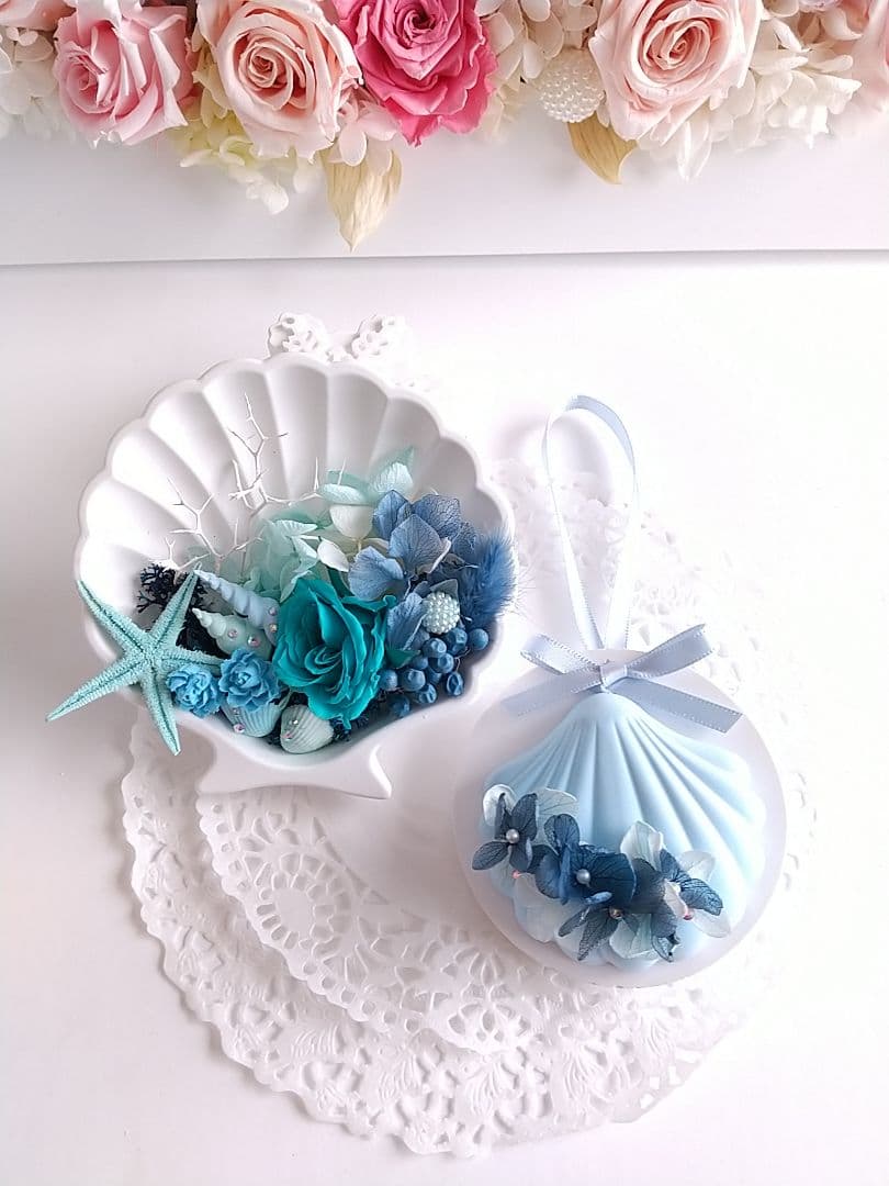 アロマストーンフラワーシェル&シェルサシェセット