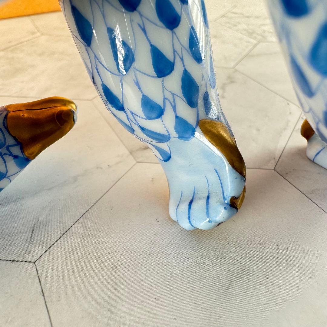 DA1296 ヘレンド　herend 陶器　置物　ゴリラ