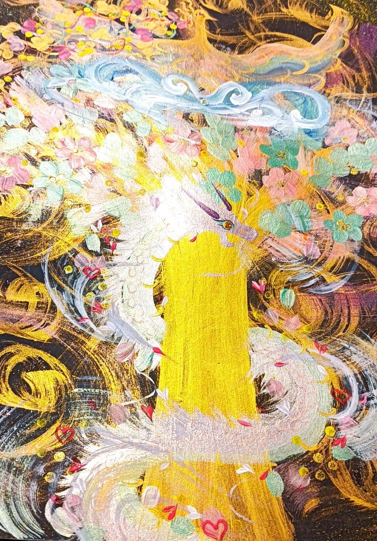 開運絵画　❀ミラクルコンビ奇跡のハリケーン融合❀