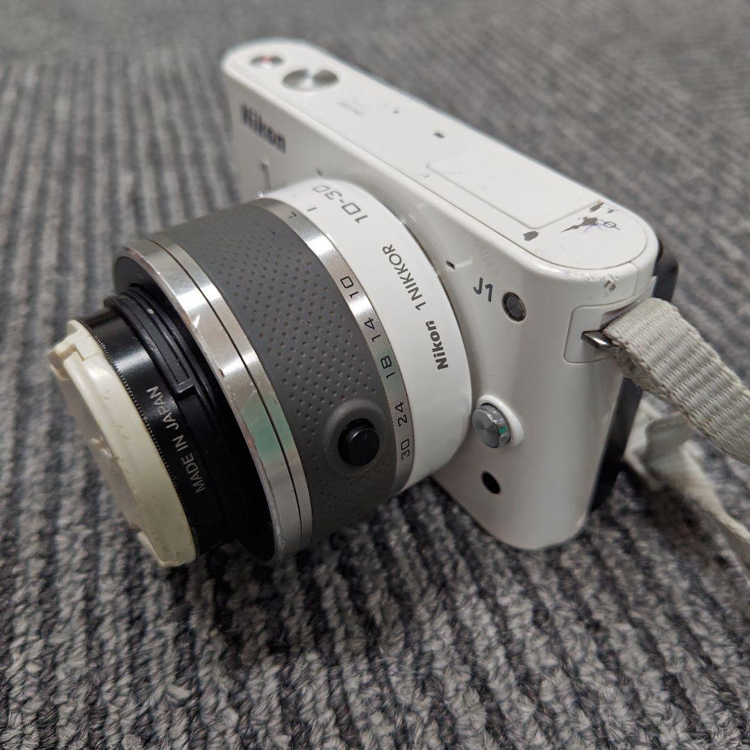 【ジャンク】Nikon 1 J1 ミラーレスカメラ ホワイト
