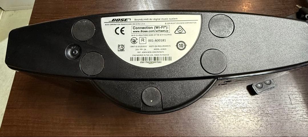 Bose SoundLink スピーカー Wi-Fi接続