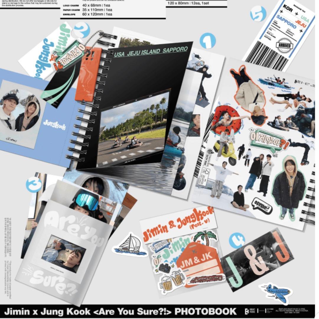 Are You Sure?! イゲマジャ フォトブック ジミン ジョングク