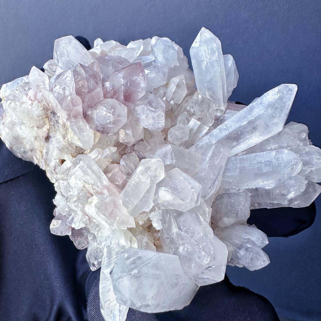 希少❗️高品質❗️超綺麗♡レインボー☆ヒマラヤ水晶 クラスター超強いパワーA1363