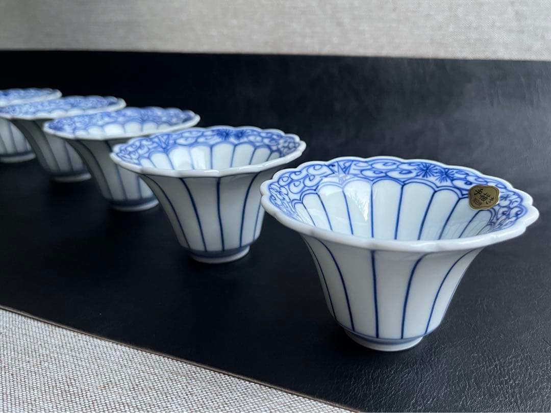 利久窯　小鉢揃　5点