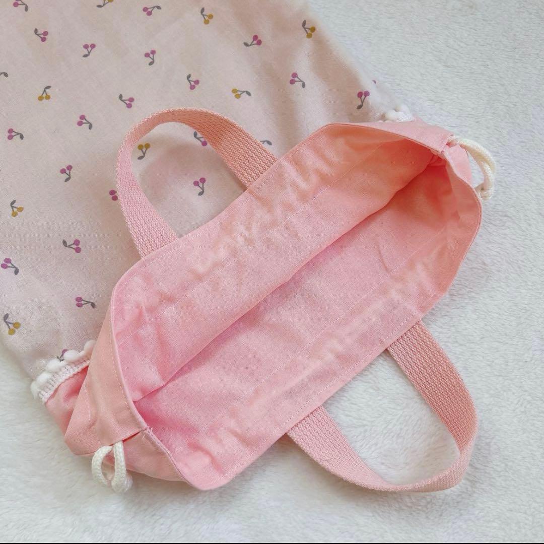 ミルクラテ♡さくらんぼ 入園入学6点セット 女の子 レッスンバッグ　お弁当袋